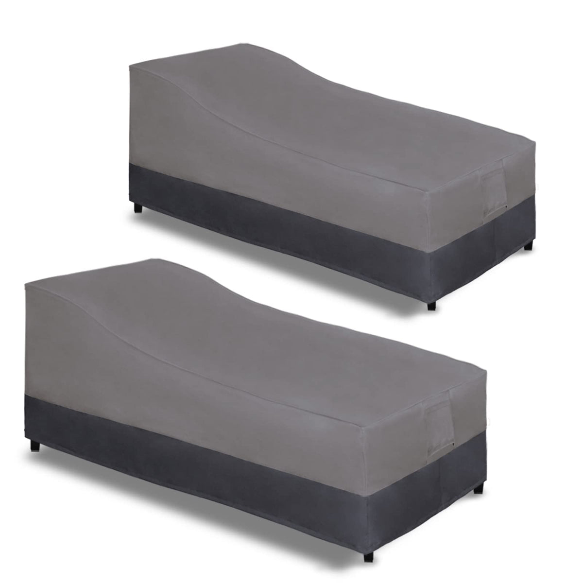 Easy-Going chaise lounge cover on chair showing weatherproof protection