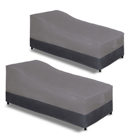 Easy-Going chaise lounge cover on chair showing weatherproof protection