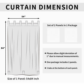 Easy-Going curtains are machine washable in cold water for easy care.