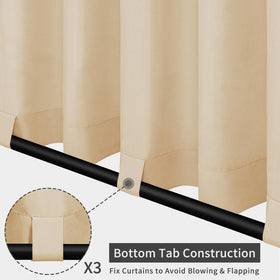 Easy-Going weatherproof polyester curtain fabric blocks rain and UV light.