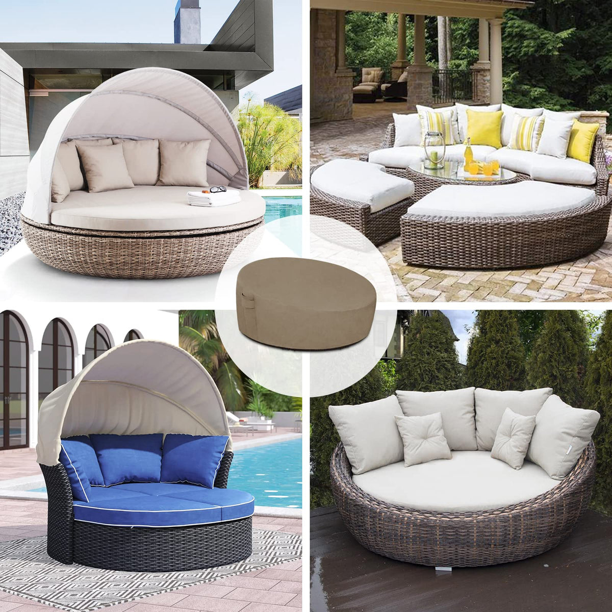 Easy-Going 600D oxford fabric close-up emphasizes durability for outdoor protection