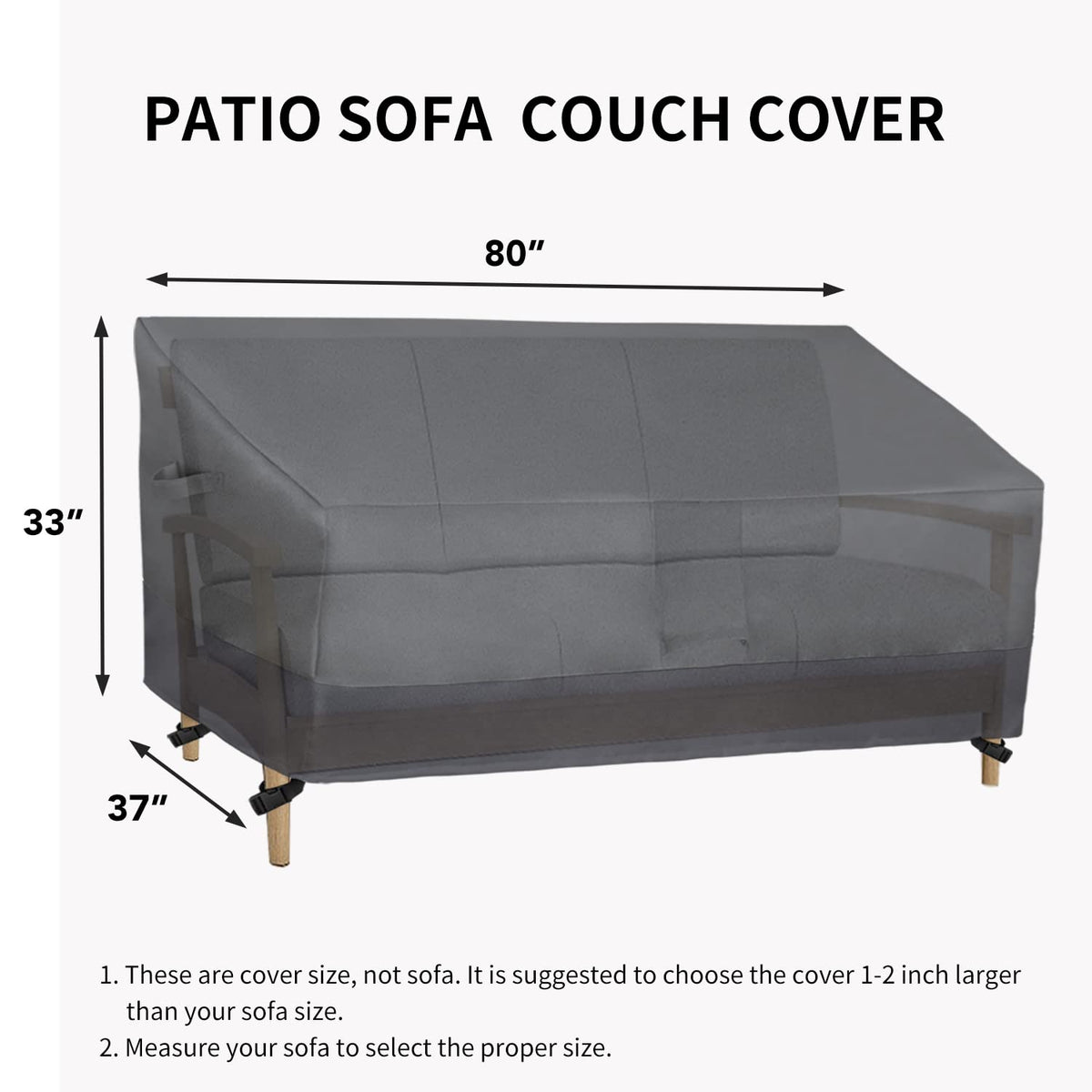 Elastic hem cord on Easy-Going cover for a snug, custom-like fit.