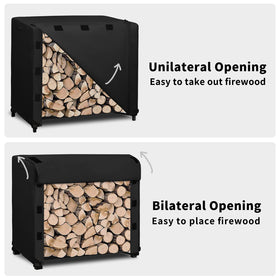 Easy-Going cover on a four-foot rack; quick setup and removal.