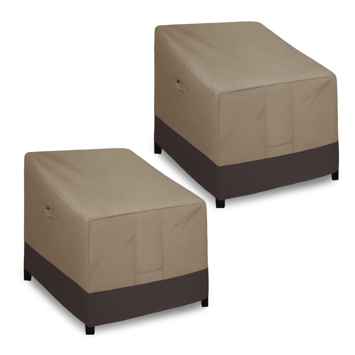Easy-Going outdoor chair cover waterproof 2-pack protects chairs from rain.