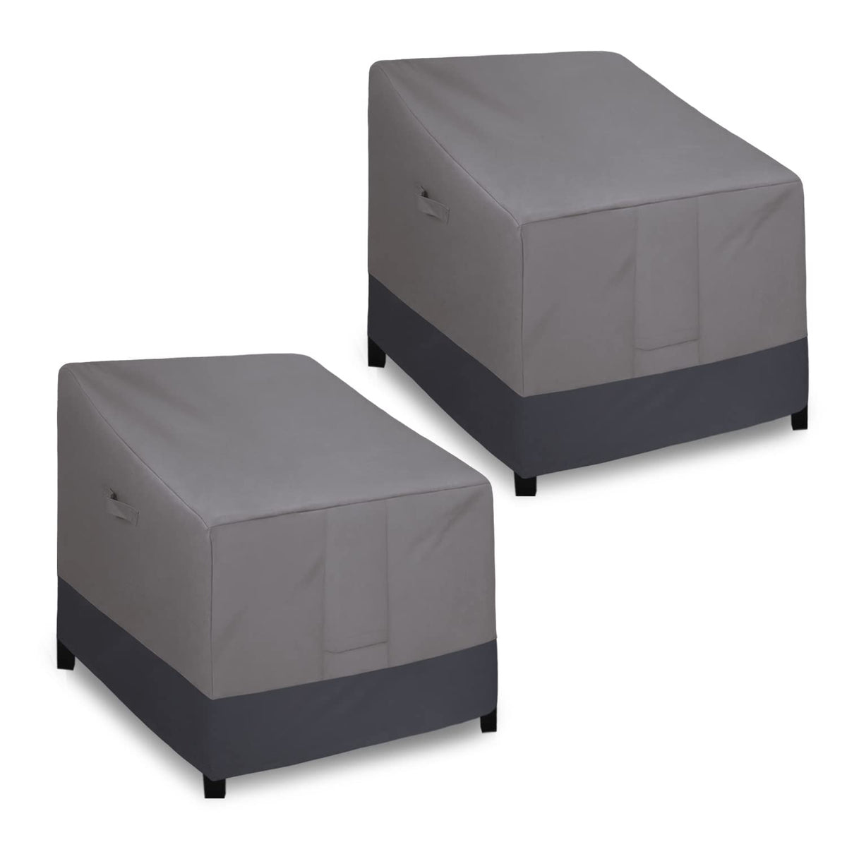 Easy-Going outdoor chair cover in waterproof 600D fabric protects against rain.