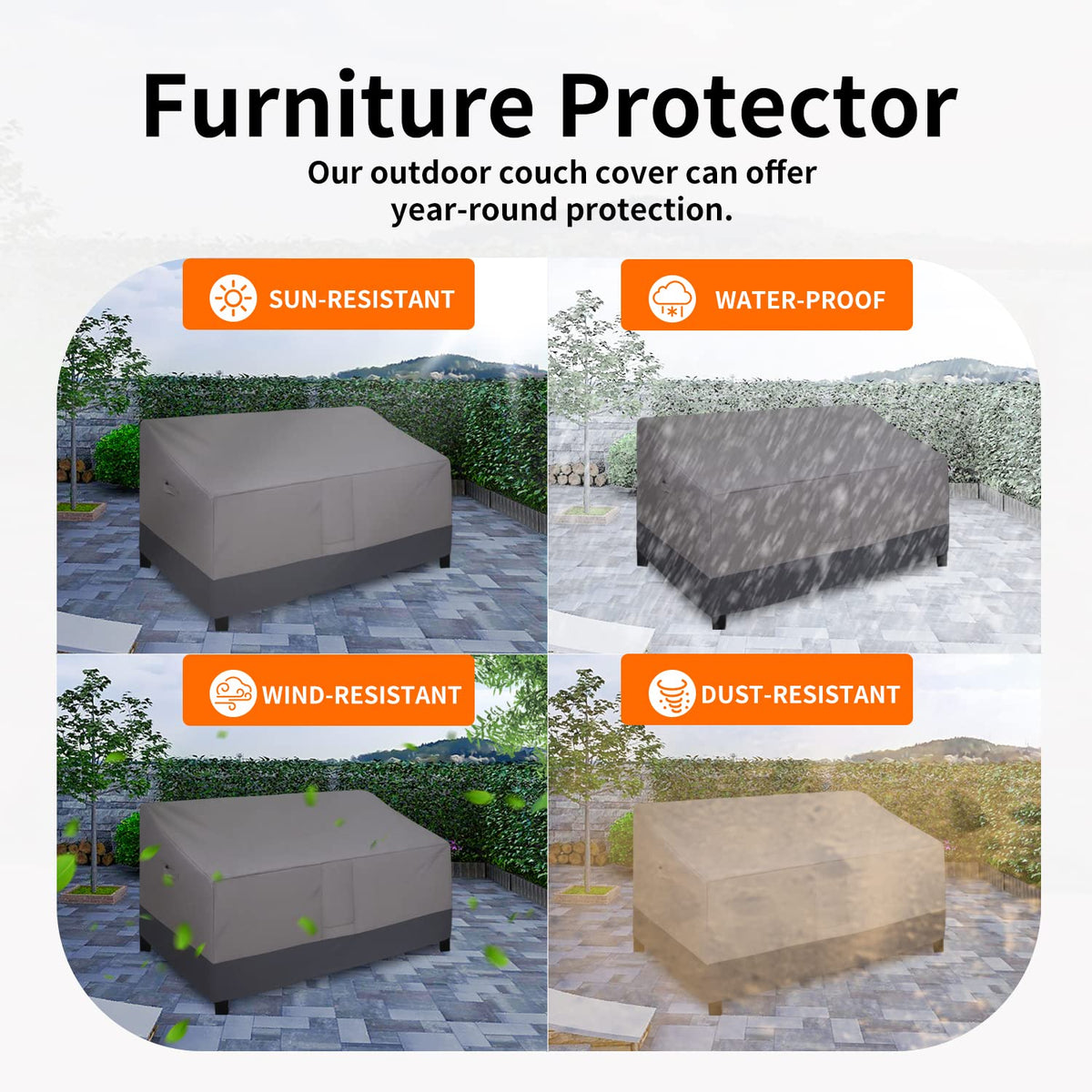 Easy-Going waterproof close-up; 100% waterproof barrier against rain
