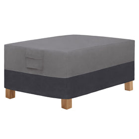 Easy-Going patio coffee table cover fade-resistant fabric shields the surface from sun.