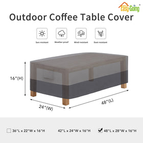Easy-Going cover keeps rain out with waterproof, UV-resistant fabric.