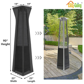 Easy-Going Pyramid Torch Heater Cover dustproof shield when stored.