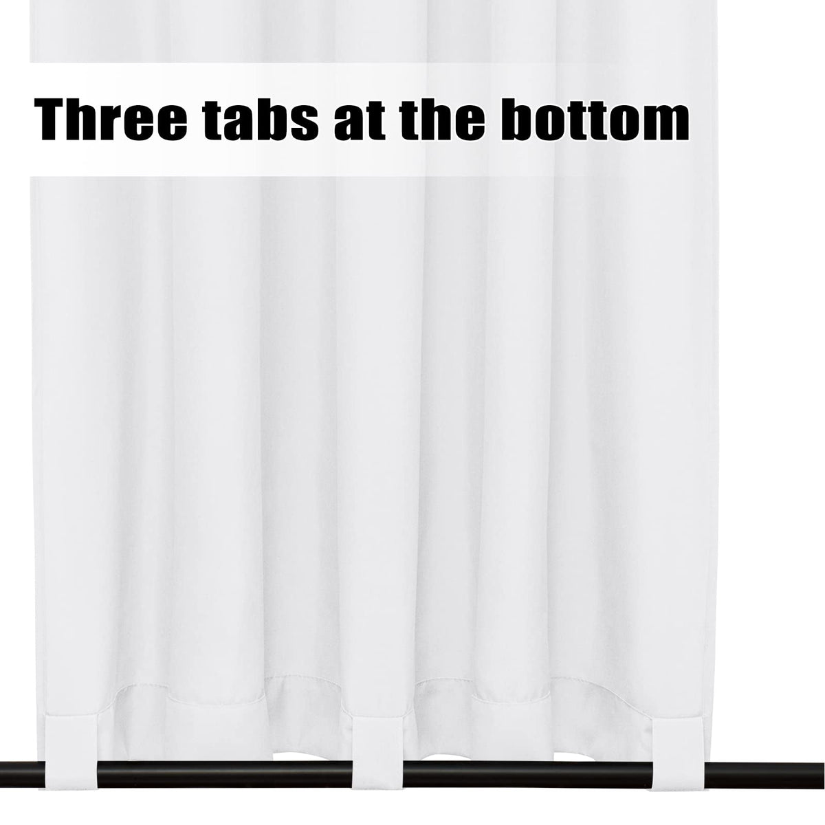 Easy-Going UV-blocking polyester curtain reduces glare in bright outdoor settings.