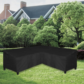 Easy-Going waterproof cover on the right side shields against wind and weather.