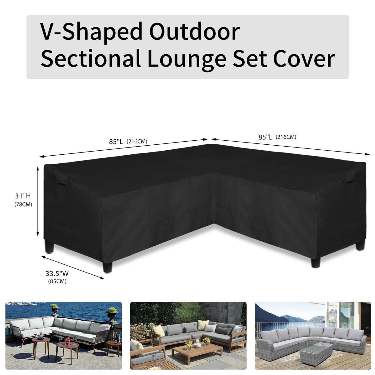 Side handles enable easy, one-person installation and removal.