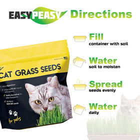 Easy Peasy CATGRASS on-farm harvest shows pesticide-free growth for home use.