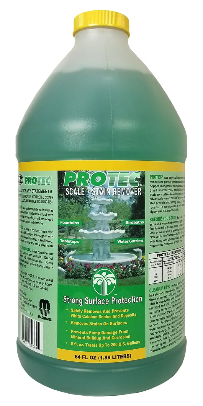 EASYCARE Protec 60064 bottle front view showing scale protection for fountains