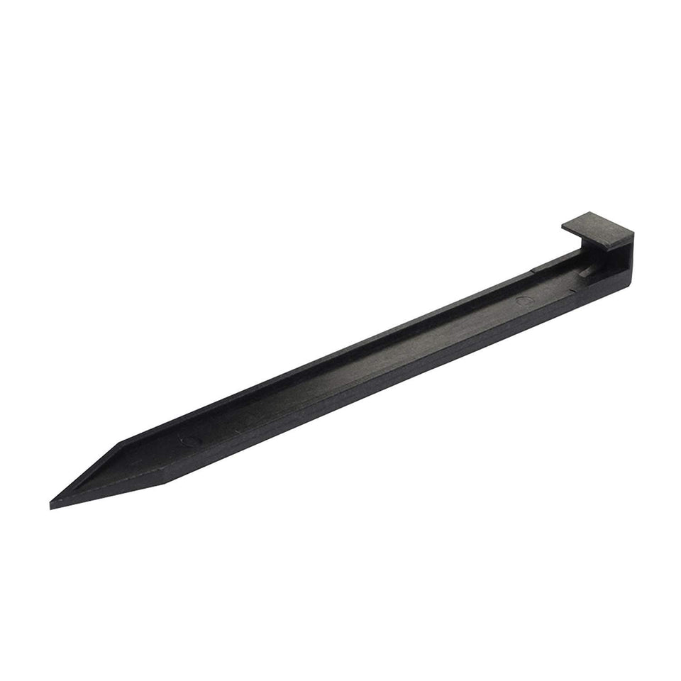 EasyFlex 10in landscape anchoring stake secures edging for a tidy lawn border and garden edges.