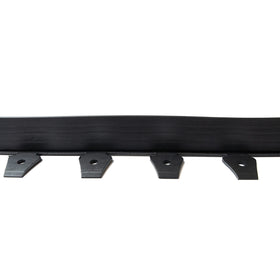 EasyFlex black woodgrain edging detail enhances bed separation