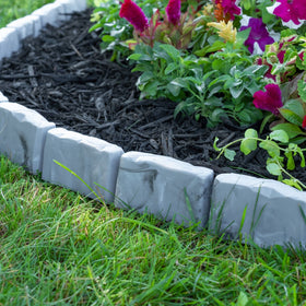 EasyFlex decorative stone-look edging durability against wind and seasonal movement