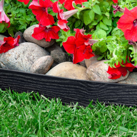 EasyFlex straight-border capability for clean garden lines