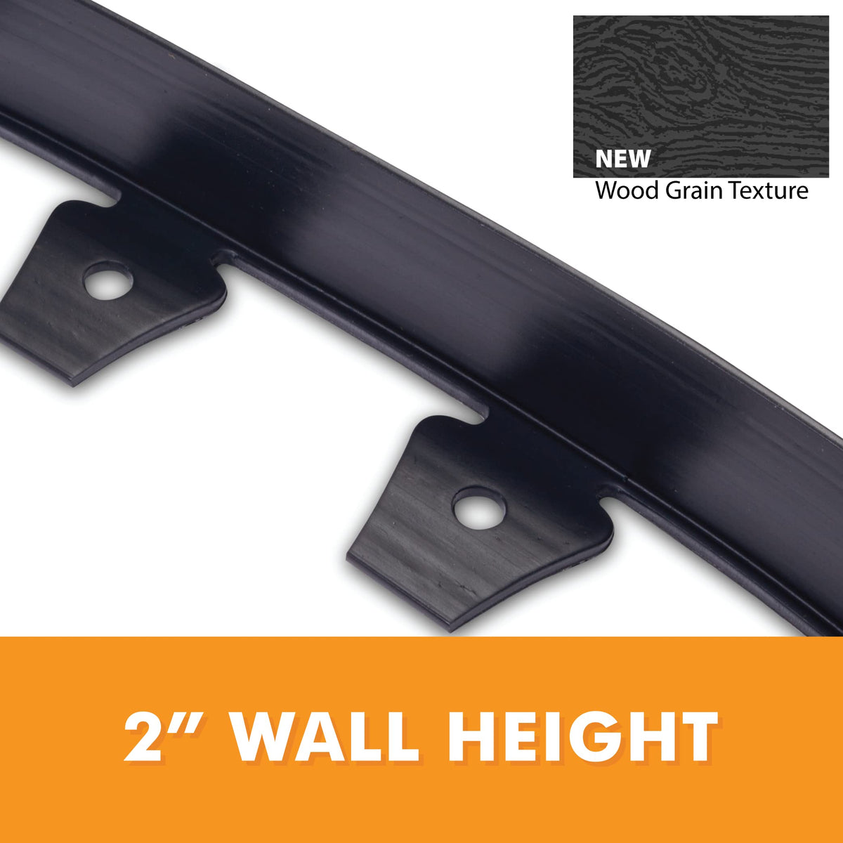 EasyFlex edging plus weed fabric creates an extra weed protection layer.