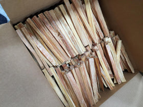 EASYGO Eco-Stix Fatwood 25 lb box ready for storage.
