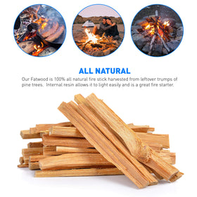EASYGO Eco-Stix Fatwood packaging opens for easy reuse.