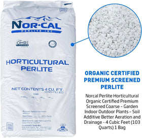 Dust-free EasyGo Perlite with water-holding capacity for long-lasting moisture.