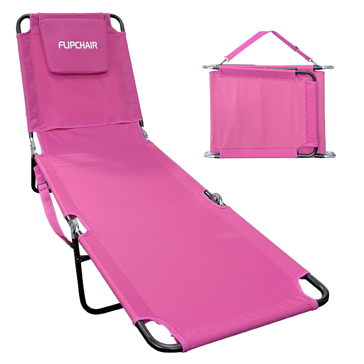 EASYGO PRODUCTS pink lawn chair with reclining backrest for outdoor comfort