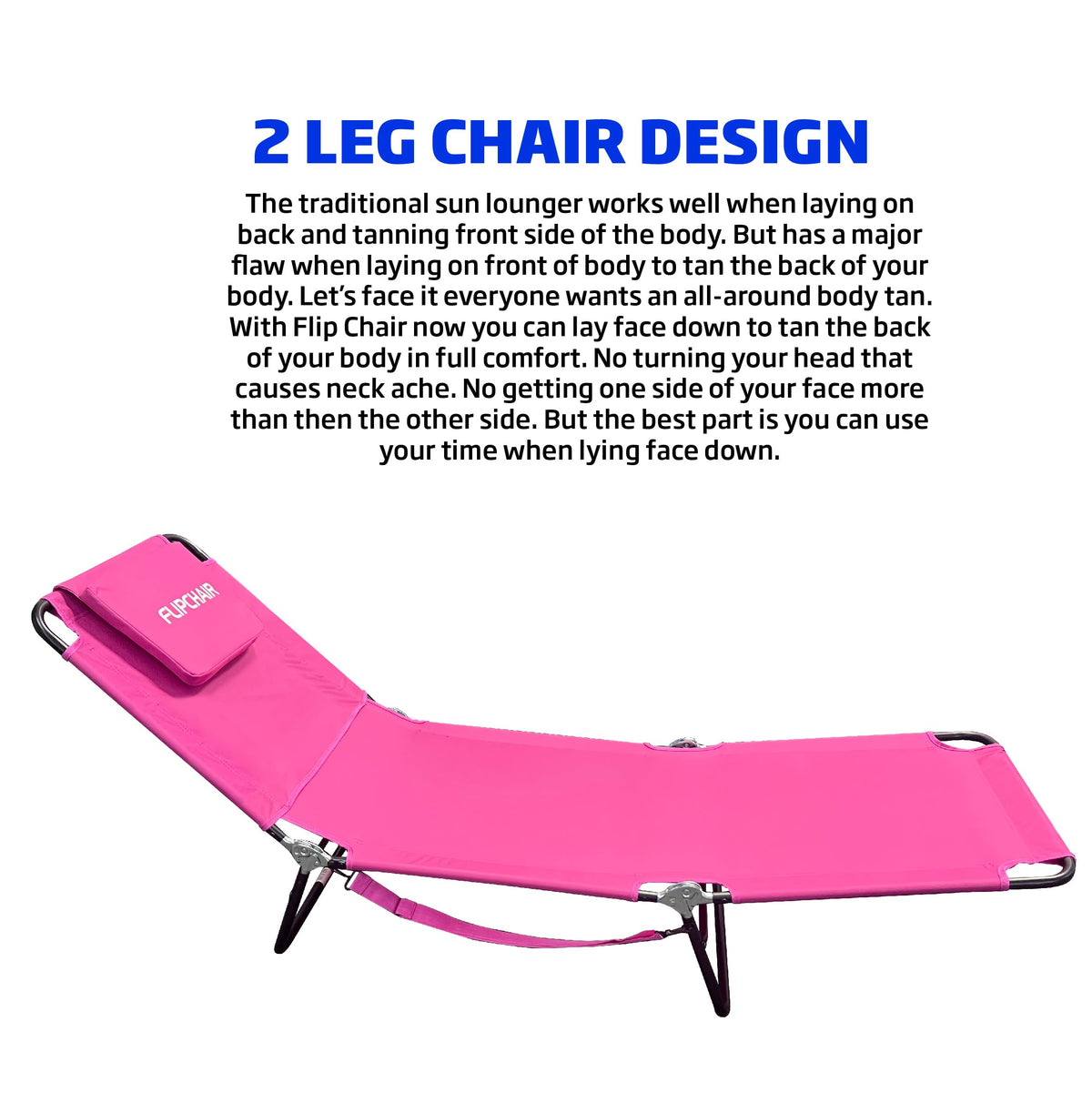 EASYGO PRODUCTS pink lawn chair with strong frame for durability