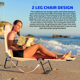 EasyGo Products pool chair backrest adjustment for customizable comfort.