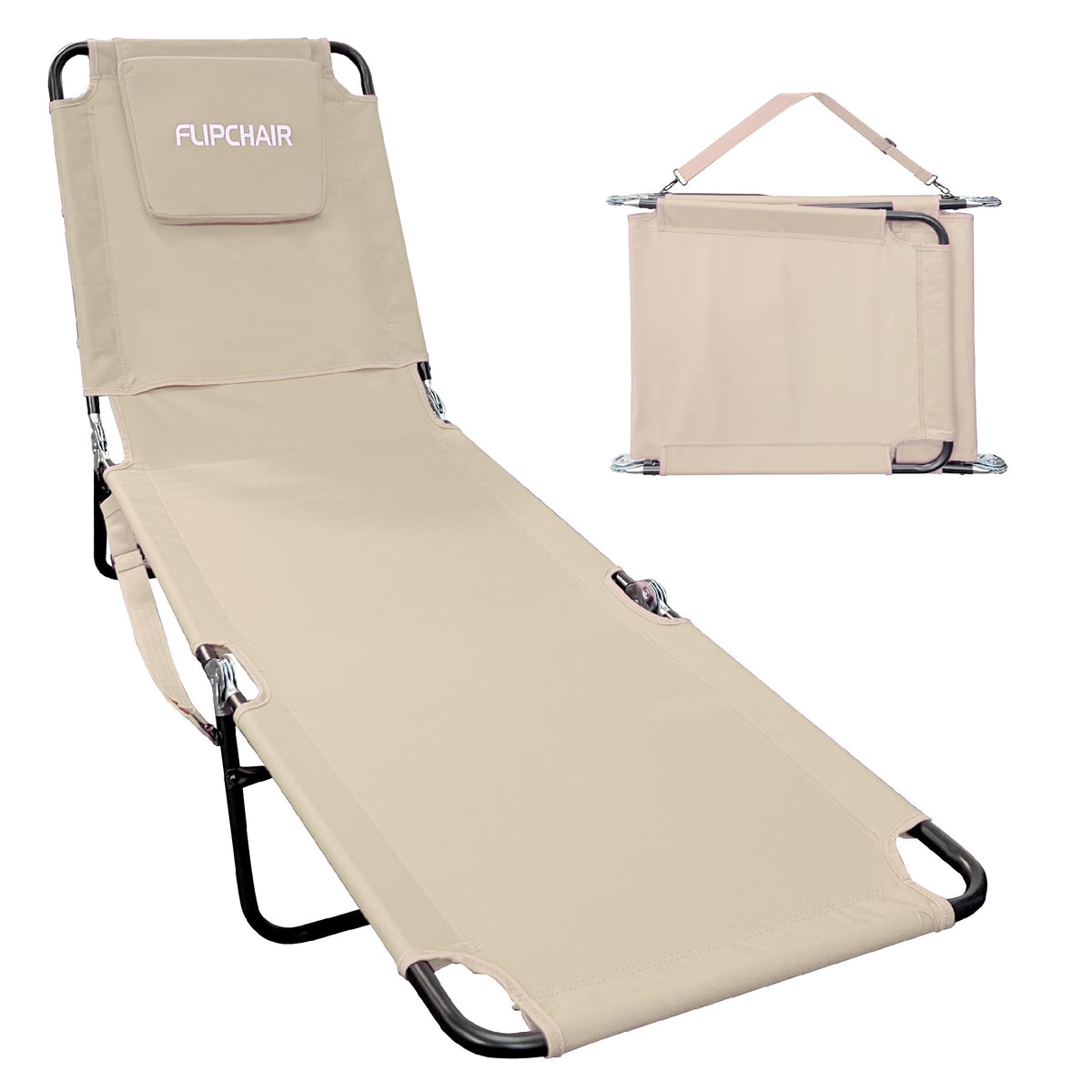 EasyGo Products pool chair two-legs setup for outdoor lounging.