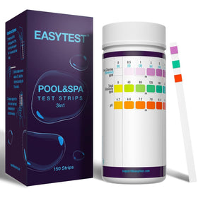 EasyTEST pool spa test strips 150-pack for quick water quality checks.