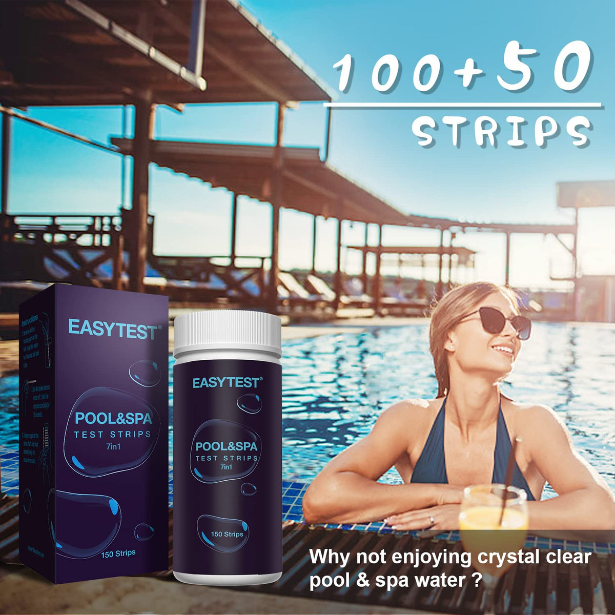 EasyTEST strip-dip-water shows fast testing on-site