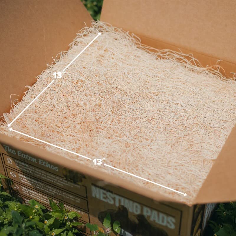Eco-friendly aspen excelsior fibers used in Eaton nesting pads.