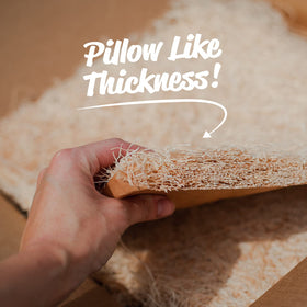 Eaton pad aids easy egg gathering and reduces breakage in nesting boxes.
