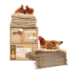 Eaton Pet and Pasture nesting pad provides soft padding for comfortable hen nests.