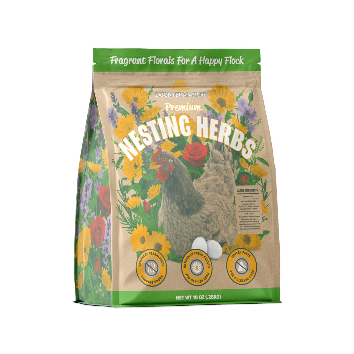 Eaton Pet and Pasture nesting herbs aromatic blend for a fresh coop scent