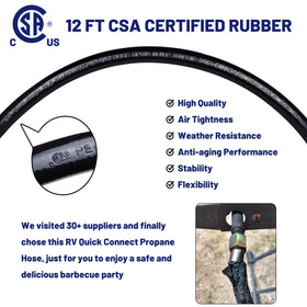 Eazy2hD 17in/22in griddle compatibility with RV hose setup