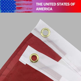 EBaokuup brass grommets detail emphasizes easy hanging and sturdy attachment.