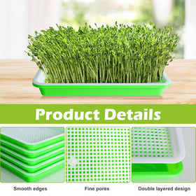 EBaokuup double deck design enabling easy water management during sprouts.