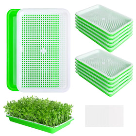 EBaokuup seed sprouter tray 10-pack for easy at-home germination of greens