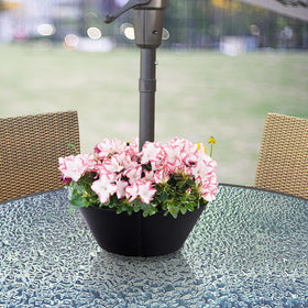EBaokuup umbrella planter drainage holes keep soil airy and dry