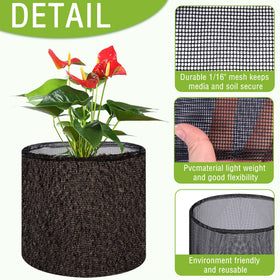 EBaokuup mesh planting pot made of durable PVC for outdoor use
