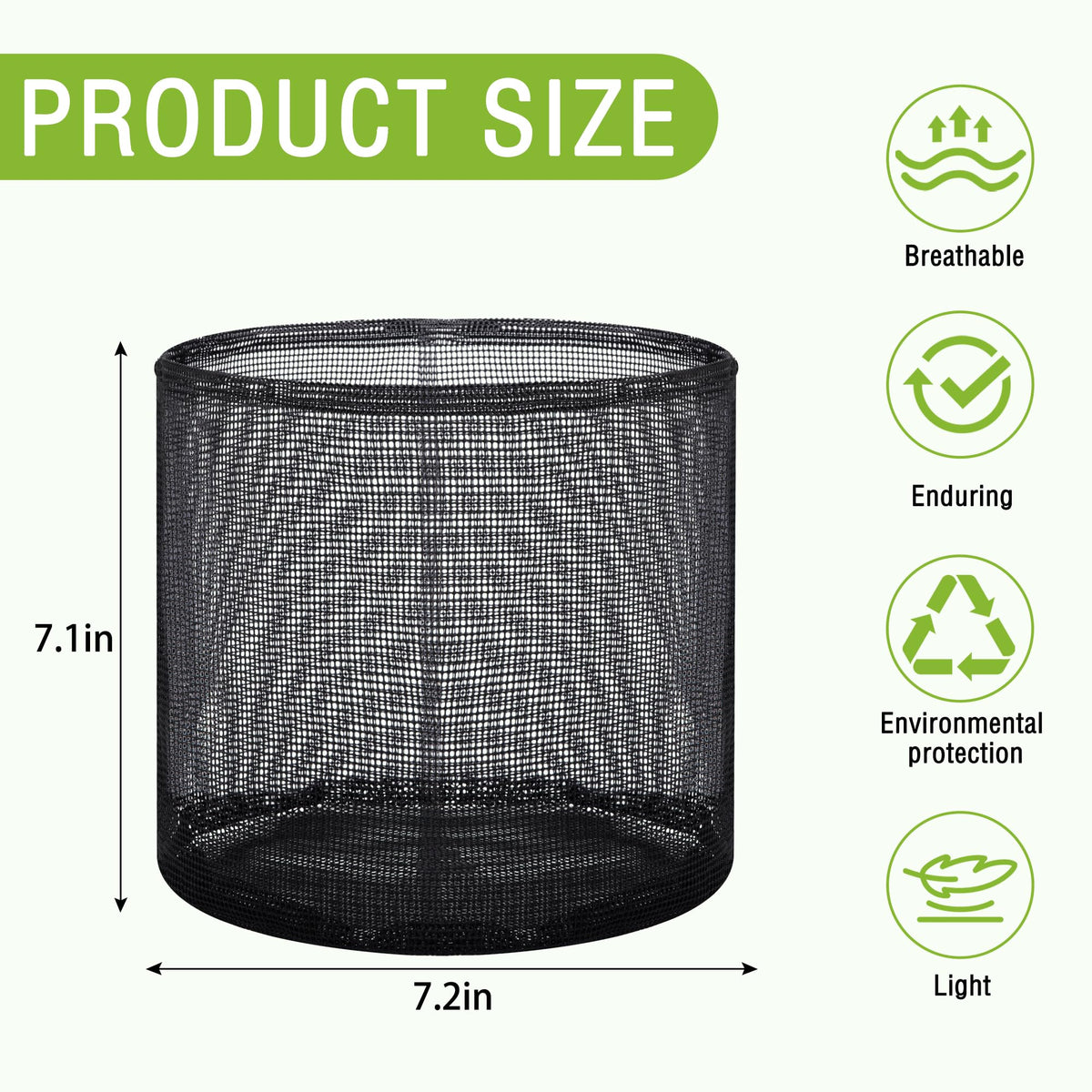 EBaokuup round pond pot supports lilies with airflow and stability