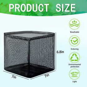 EBaokuup mesh close-up showing 1/16-inch breathable design helps contain soil