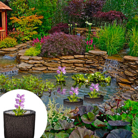 EBaokuup outdoor patio setup showing bags for ponds and bogs