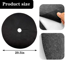EBaokuup tree protector mat close-up highlights permeable design for air and water reach.