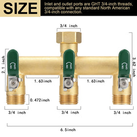 EBH ergonomic long-handled design provides comfortable, precise water control.