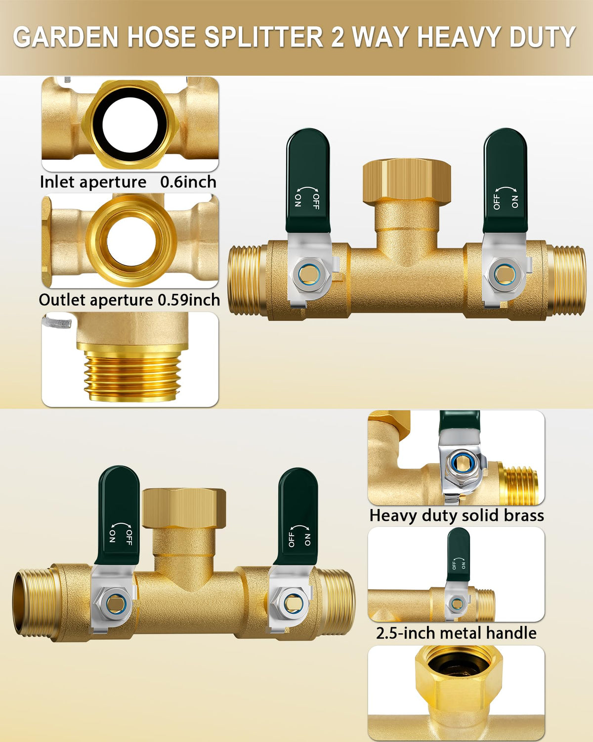 EBH high-flow ball valve supports smooth water delivery to outlets.