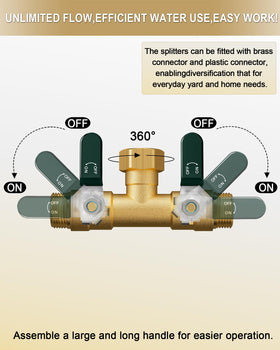 EBH sturdy brass construction withstands weather and heavy outdoor use.