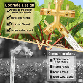 EBH individual valves control flow to each outlet for precise irrigation